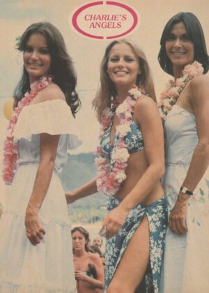 Jaclyn Smith Kate Jackson Cheryl Ladd Robby Benson teen magazine pinup clipping