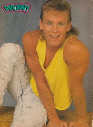 Tommy Puett New Kids on the block teen magazine pinup clipping muscles Wow pix