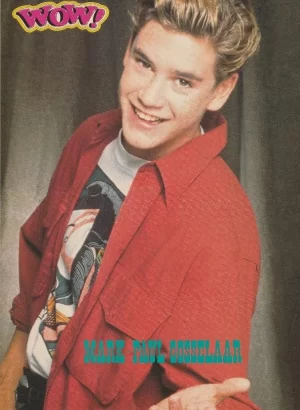 Mark Paul Gosselaar Neil Patrick Harris teen magazine pinup clipping Wow hand