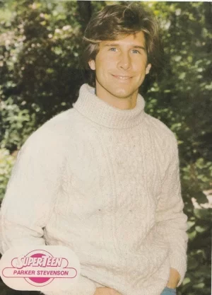 Parker Stevenson teen magazine pinup clipping 70’s white sweater Superteen pix