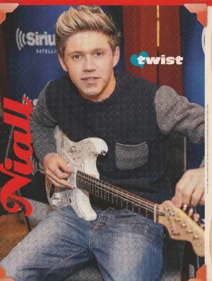 Niall Horan Harry Styles teen magazine pinup clipping Twist One Direction legs