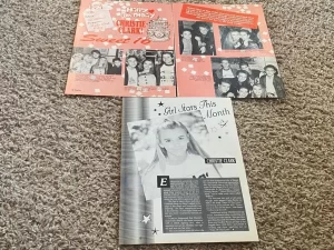 Christie Clark teen magazine pinup clippings lot pix Bop Teen Beat Young