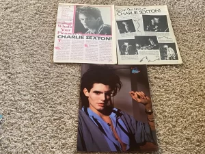 Charlie Sexton teen magazine pinup clippings lot pix Bop Teen Beat Young