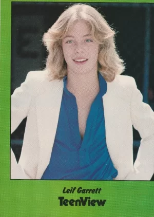 Leif Garrett teen magazine pinup clipping Teen View blue shirt Rare Pix