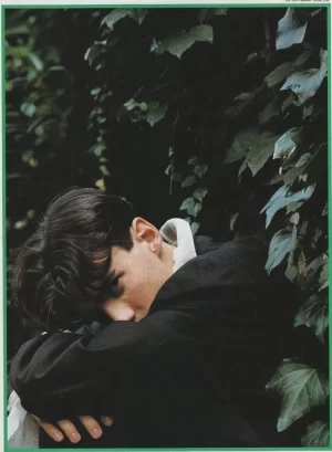 Tommy Page teen magazine pinup clipping PIX forest tired Japan