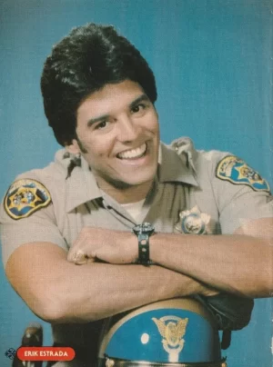 Erik Estrada teen magazine pinup clipping sexy Police crossed arms pix actor