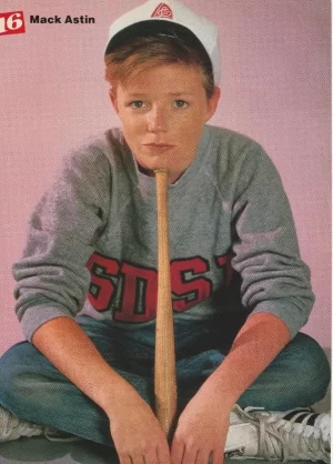 Mackenzie Astin Shane Conrad teen magazine pinup clipping child actor baseball