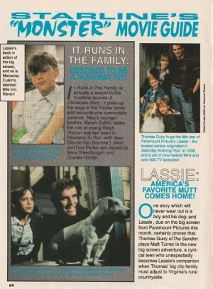 Kieran Culkin teen magazine pinup clipping It Runs in the Family Tomas Guiry pix