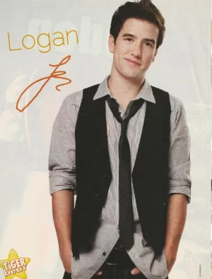 Logan Henderson Big Time Rush teen magazine pinup clipping Tiger Beat Pix