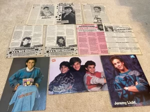 Jeremy Licht teen magazine pinups clippings lot Superteen Teen Beat Tiger Beat