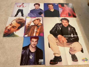 Joey Fatone Nsync teen magazine pinup clippings Teen Beat Tiger Beat Pix group