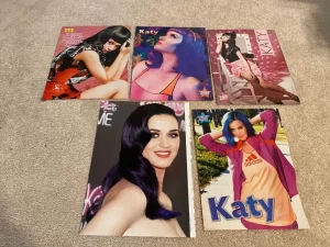 Katy Perry teen magazine pinup clippings Teen Beat Tiger Beat Pix sexy poses pix