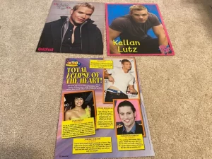 Kellan Lutz teen magazine pinup clippings Teen Beat Tiger Beat Twilight boxers