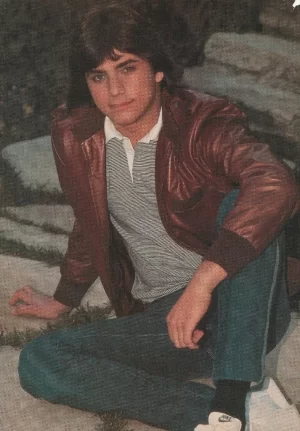 John Stamos teen magazine pinup clipping jeans rocks Teen Machine picture