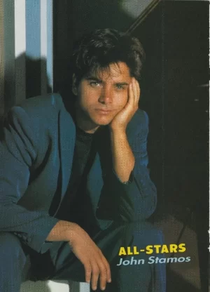 John Stamos MC Hammer teen magazine pinup clipping All-Stars suit Full House