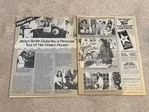 Jaclyn Smith teen magazine pinup clipping Rare PIX Personal Tour of her home