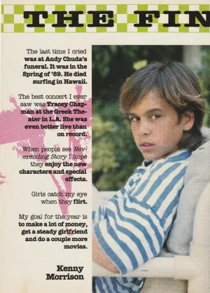 Kenny Morrison Tommy Puett teen magazine pinup clipping Teen Set RARE Pix