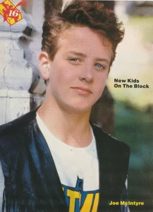 Joey Mcintyre Kirk Cameron teen magazine pinup clipping teen idols 16 mag NKOTB