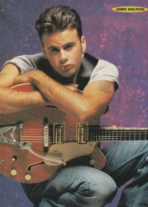 Jamie Walters Rider Strong teen magazine pinup clipping teen idols guitar 90210