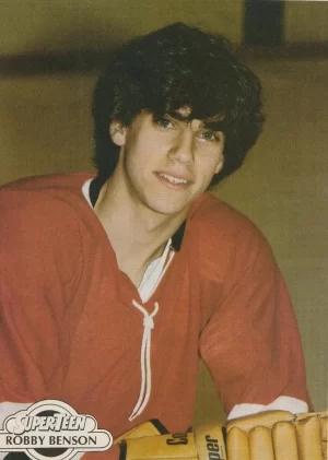 Robby Benson Janet Johnson teen magazine pinup clipping hockey Superteen pix