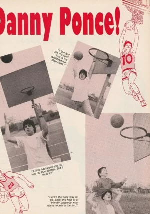 Danny Ponce Paula Abdul teen magazine pinup clipping PIX Teen Set basketball