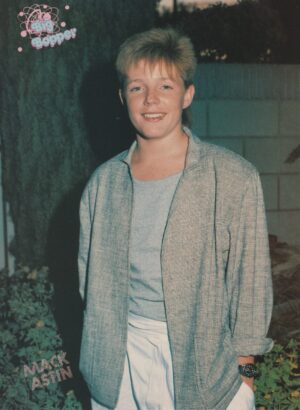 Mackenzie Astin Def Leppard teen magazine pinup clipping night time tree Big Bopper