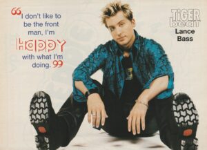 Lance Bass Nsync teen magazine pinup clippings modeling pix Legs Tiger Beat