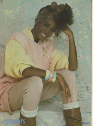 Janet Jackson Michael J. Fox teen magazine pinup Teen Machine Young RARE PIX