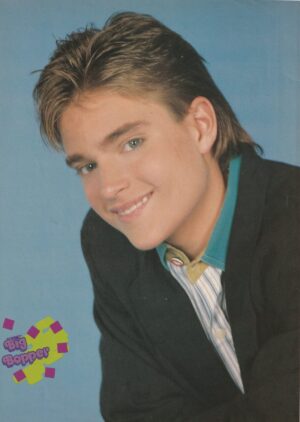 New Kids on the block Candace Cameron Chad Allen teen magazine pinup headshot Big Bopper Pix