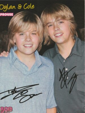 Dylan Sprouse Cole Sprouse teen magazine pinup clipping Bop smiles preteens Pix