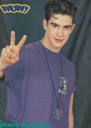 Damon Pampolina Tiffani Hale The Party teen magazine pinup clipping peace Wow