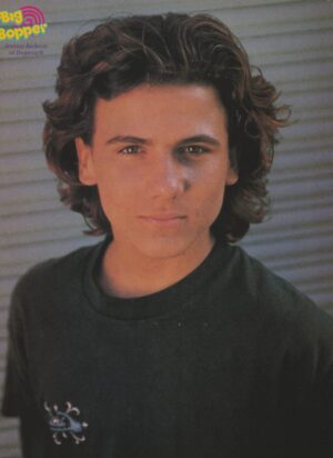 Jeremy Jackson teen magazine pinup clipping Baywatch blue shirt Big Bopper