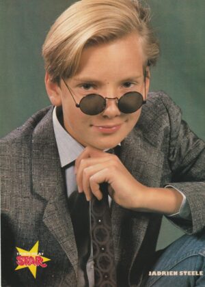 Jadrien Steele magazine pinup clipping glasses modeling Star mag pix Young