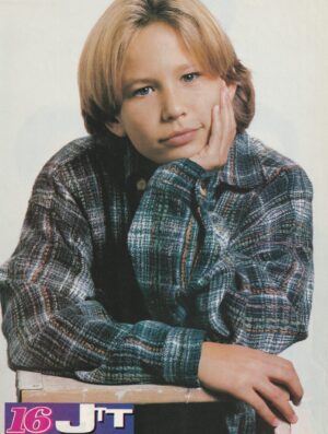 Jonathan Taylor Thomas Moffatts teen magazine pinup ladder JTT ladder young boy modeling