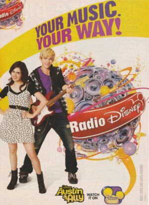 Ross Lynch Austin and Ally teen magazine pinup clipping Disney Add Radio Disney