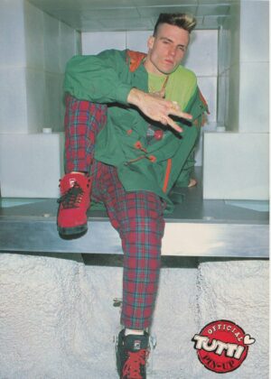 Vanilla Ice teen magazine pinup red pants Tutti Frutti pix