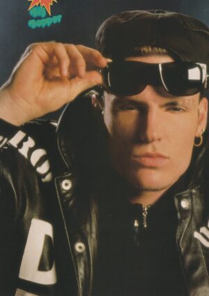 Vanilla Ice Julia Roberts teen magazine pinup sun glasses black jacket Big Bopper Rapper