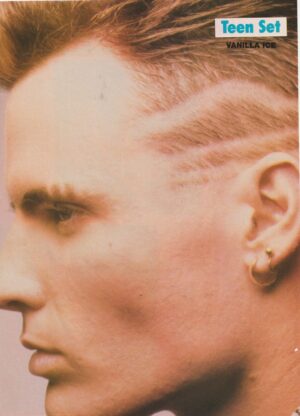 Vanilla Ice Corey Haim Madonna teen magazine pinup clipping Headshot Teen Set side profile