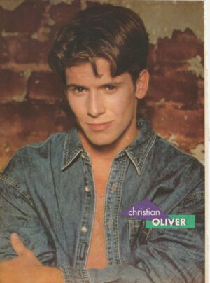 Christian Oliver Jennifer Mcgill teen magazine clippinh Saved by the Bell New Class Tutti Frutti Mickey Mouse Club open shirt RARE