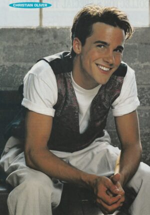 Christian Oliver teen magazine clipping Saved by the Bell New Class Teen Machine steps RIP