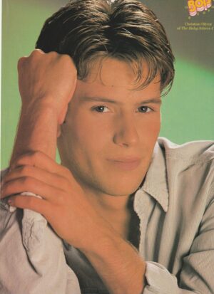 Christian Oliver teen magazine clipping Saved by the Bell New Class headshot arms Bop RIP