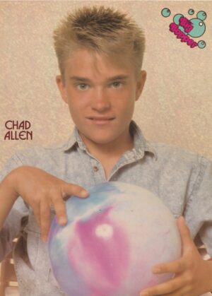 Corey Haim Chad Allen teen magazine pinup clipping 80's beach ball Big Bopper