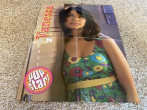 Vanessa Hudgens Chris Brown teen magazine foldout poster school days