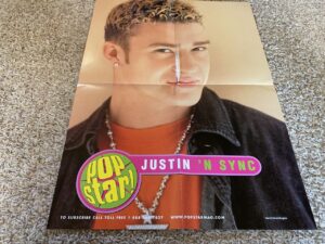 Justin Timberlake O-town Ashley Parker Angel Trevor Penick teen magazine poster Pop Star Nsync