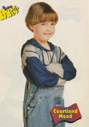 Courtland Mead teen magazine pinup clipping overalls modeling young Teen Party