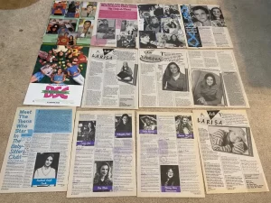 Larisa Oleynik teen magazine pinups clippings lot Alex Mack actor 90's pix RARE