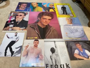 Justin Timberlake teen magazine pinups poster clippings lot Nsync Paradise Bop