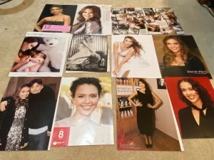 Jessica Alba teen magazine pinups clippings lot 90s Into the Blue Japan Pix baby