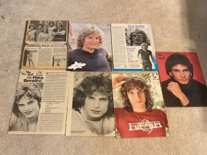Rex Smith teen magazine pinups clippings lot 70's Bop Teen Beat Pix 16 mag