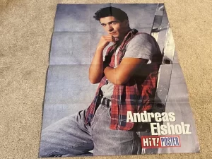 Andreas Elsholz teen magazine poster clipping teen idols Hit muscles RARE PIX